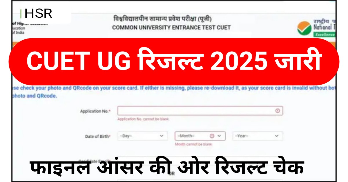 CUET UUG Result Out
